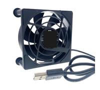 ZCDYGHU 2pcs 80mm USB Cooling Fan for Router Android TV Box Computer Set Top Mute Quiet Cooler 5V Power Radiator 80X80X32mm