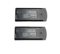ZCDYGHU 2PCS for Battery 7.4V 3000mAH for V198 MAX PRO for RC Drone Part Accessory