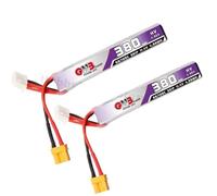ZCDYGHU 2PCS for Gaoneng GNB 380mAh 3S 11.4V 60C/120C HV for Lipo Battery With XT30 Plug For FullSpeed for TinyLeader Whoop Drone RC for FPV