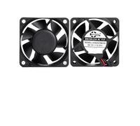 ZCDYGHU 2PCS for SXDOOL 60mm 6025 dc 5V 12V 24V Brushless 2PIN 3PIN 60x60x25mm 6cm sleeve Dual Ball Computer PC CPU Case Cooling