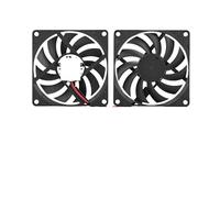 ZCDYGHU 2PCS for SXDOOL slim 80MM 10mm 80x80x10mm 8cm 5V 8010 2PIN Dual Ball fan Brushless DC Cooling Cooler PC CPU Computer Case Fan