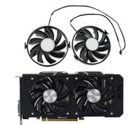 ZCDYGHU 2Pcs GPU VGA Cooler FDC10H12S9-C FY09010H12LPB Cooling Fan For Radeon XFX R9 380 X R7 350 360 370 Grahics Card As Replacement