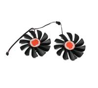 ZCDYGHU 2pcs/set FDC10U12S9-C CF1010U12S 95mm RX580 RX590 GME GPU Video Card Cooler fan For XFX RX 590 580 VGA Cooling