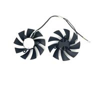 ZCDYGHU 2PCS/set GA92S2H GFY09215M12SPA 87MM RTX2060 GPU Cooler For Zotac 2060 SUPER for Destroyer HA/HB Graphics Cooling Fan(Black 2-Fan GA)