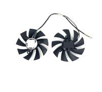 ZCDYGHU 2PCS/set GA92S2H GFY09215M12SPA 87MM RTX2060 GPU Cooler For Zotac 2060 SUPER for Destroyer HA/HB Graphics Cooling Fan(Black 2-Fan GFY)
