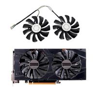 ZCDYGHU 2pcs/set P106 GTX 1060 GPU VGA cooler For MSI for GeForce GTX1060 GTX-1060-6GT-OC for INNO3D Fan video Graphics Card cooling