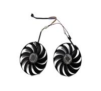 ZCDYGHU 2Pcs/Set, T129215SU FDC10U12S9-C,GPU VGA Cooler,Video Card Fan Cooling,5Pin Power Plug,For ASUS for DUAL RX 5500 XT RX5500XT 08G EVO