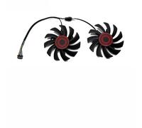 ZCDYGHU 2pcs T128010BH DC 12V 0.25A 75mm replace For ASUS R9 270X HD7850 GTX 660 770 GTX660 TiDirectCU II Graphics Card Fan 5Pin