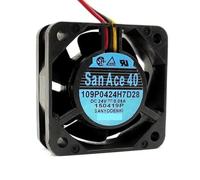 ZCDYGHU 40mm Server Fan For Sanyo Denki 109P0424H7D01 40x40x15mm 24V 0.08A 7700RPM 6.4CFM CNC Inverter