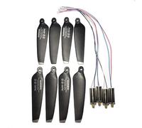 ZCDYGHU 4DRC F10 4D-F10 for Rc Drone Quadcopter for Blades Propellers Motor Engines Gears Bearings(WHITE)