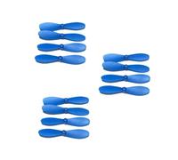 ZCDYGHU 4DRC for V8 4D-V8 Drone Spare Part 3.7V 650mAh Battery/USB Charger for CW for CCW Motor/Propeller Blade Accessory(12PCS Propeller Blue)