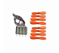 ZCDYGHU 4DRC for V8 4D-V8 Drone Spare Part 3.7V 650mAh Battery/USB Charger for CW for CCW Motor/Propeller Blade Accessory(Set 01)