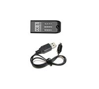 ZCDYGHU 4DRC for V8 4D-V8 Drone Spare Part 3.7V 650mAh Battery/USB Charger for CW for CCW Motor/Propeller Blade Accessory(1 Battery 1 Charger)