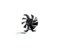 ZCDYGHU 75MM Cooling Fan For XFX Speeder for MERC QICK 308 RX 6600XT 6500XT Black ULTRA Gaming Graphics Card Cooler(Black 1-Fan)