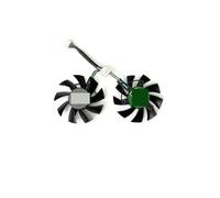 ZCDYGHU 75MM FD8015U12D GTX 1660 Cooler Fan For ASUS for Ti RTX 2060 TUF OC Graphics Card PLA08015S12HH T128015SU(Black 2-Fan T12)