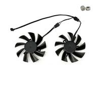 ZCDYGHU 85mm Cooling Fan For Powercolor RX 6700 6650 6600 XT 5700 5600 V2 for Fighter Graphics Cards cooler(Gray B-Fan DIY)