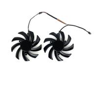ZCDYGHU 85mm Cooling Fan For Powercolor RX 6700 6650 6600 XT 5700 5600 V2 for Fighter Graphics Cards cooler(Black A-Fan)