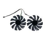 ZCDYGHU 85mm Cooling Fan For Powercolor RX 6700 6650 6600 XT 5700 5600 V2 for Fighter Graphics Cards cooler(Black C-Fan DIY)