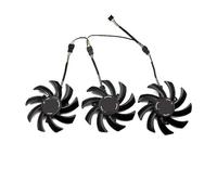ZCDYGHU 85MM T129215SU 4-pin XFX RX 6700XT GPU fans for for Speeder SWFT 309 for Radeon 6700 XT 12GO graphics(3-Fan)