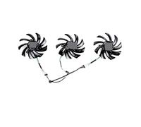 ZCDYGHU 85MM T129215SU RX 6700 XT Cooling Fan For XFX for Speeder SWFT 309 for Radeon Graphics Card Cooler(Black 3-Fan)