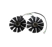 ZCDYGHU 87MM FDC10U12S9-C P106-100 GTX1060 GTX1070 GPU Fan，For ASUS for AREZ RX 470 570 580 SI for EXPEDITION OC Video Card Cooling Fan(2PCS)
