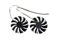 ZCDYGHU 87MM GA92S2U Cooling Fan For ZOTAC for GeForce RTX 2080 Ti AMP Edition 2070 2060 SPUER Cooler GFY09215M12SPA(Black 2-Fan)