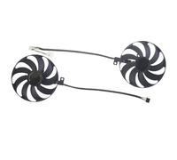 ZCDYGHU 87mm RTX2060S RTX2070S RTX2080S Video Card Fan For ASUS for Dual for RTX 2060 2070 2080 for SUPER EVO GPU(2PCS SET)