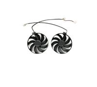 ZCDYGHU 90MM PLD09210S12H Cooling Fan For ASUS for DUAL RTX 2080 2070 2060 SUPER EVO Graphics Card Cooler T129215SU FDC10H12S9-C(Black 2-Fan)