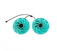 ZCDYGHU 95MM 4pin FD10015M12D 0.45A GPU fan suitable for SAPPHIRE Radeon RX7600XT 7700XT 7800XT PULSE graphics card(2-Fan)