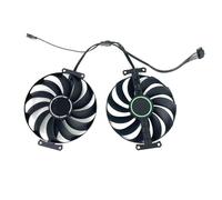 ZCDYGHU 95MM FDC10U12S9-C CF1010U12S 7PIN RTX3070TI 3060TI GPU FAN For ASUS Dual for GeForce RTX 3060 3070 V2 OC Edition 8GB Video Card Fan(Black 2-Fan T12)