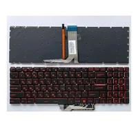 ZCDYGHU Backlight Laptop Keyboard For MSI MS-16J2 16J3 16J4 16H5 16H4 16J6 1799 1796 16J9 1792 1791 1795 16H2 16H3 16H6 16P5 GS60(RU Red backlit)