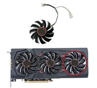 ZCDYGHU Cooling Fan FDC10H12D9-C FD7010H12S 75MM 4PIN RX 5600 XT GPU FAN For SAPPHIRE 6G D6 for Platinum Edition PRO OC(C-Fan)