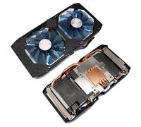 ZCDYGHU FDC10H12S9-C 4PIN RX590 GPU sink for XFX for HIS RX 590 IceQ X ² OC 8GB Graphics Card radiator Fan