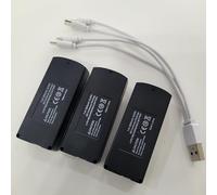 ZCDYGHU For 3PCS Battery and 4in1 USB Charger for RC Drone F194 for FPV Brushless Quadcopter