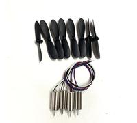 ZCDYGHU For 4DRC V17 Engine Motor RC Drone 4D-V17 Airplane 42mm Hole 1mm Propeller Blades Accessory(2set blades kit)