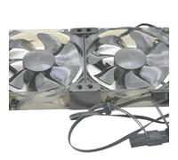 ZCDYGHU For 8/9CM PCI Graphics Card Cooling Fan Bracket: Silent VGA Cooler Mount for PC Case(Dual 92mm Fan)