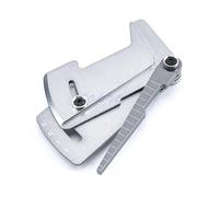 ZCDYGHU For Adjustable Ruler RC Car Height for Rim Camber 15 degrees Hobby Tools for CNC For 1/8 1/10 for Tamiya for HSP HPI(Titanium)