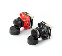 ZCDYGHU For Cmos 1/1.8 1800TVL Mini FPV Camera 2.1mm Lens Power 5V-40V PAL/for NTSC With for OSD Internal Adjustable For RC for Racing Drone(Red)
