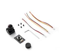 ZCDYGHU For Cmos 1/1.8 1800TVL Mini FPV Camera 2.1mm Lens Power 5V-40V PAL/for NTSC With for OSD Internal Adjustable For RC for Racing Drone(Black)
