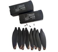 ZCDYGHU For Drone V168 / PRO MAX RC for Quadcopter Battery 7.4V 3000mAh Propeller Blade Wing