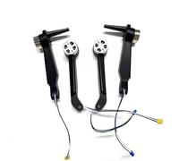 ZCDYGHU For E88 for EVO Brushless Motor Folding RC Drone Spare Parts Full Set Arm Engine Motors Accessories(BLACK ARM SET)