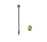 ZCDYGHU For FlyFishRC for Osprey 5.8Ghz for SMA for RPSMA IPEX/UFL MMCX LHCP/RHCP For RC FPV Freestyle Racing Drone(130MM Black SMA LHCP)