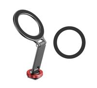 ZCDYGHU For Flymile for Magsafe Phone Cold Shoe Holder Tripod Mount for iPhone Magnetic with 1/4" Screw Hole for DJI for Ronin for Nikon DSLR Accessory(Magnetic Bracket B)