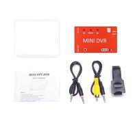 ZCDYGHU For FPV Mini for DVR Video Audio Recorder for NTSC for PAL Switchable Built-in Battery for VR Goggles for Monitor for RC Airpane(Orange color)