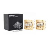 ZCDYGHU For HelloRadio VG01 CNC Aluminum Hall Gimbal for Stabilizer for V16 V14 Controller Compatible T18 TX16 BOXER RC Drone for FPV(2PCS Gold)