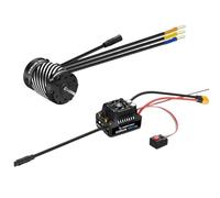 ZCDYGHU For Hobbywing for EZRUN MAX10 G2 80A/140A 2-3S Waterproof Brushless for ESC & 3652/3665 for SD G3 Sensored Motor for 1/10 RC Car Truck(140A ESC 3665 3200KV)