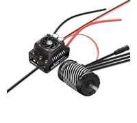 ZCDYGHU For Hobbywing for EZRUN MAX10 G2 80A/140A 2-3S Waterproof Brushless for ESC & 3652/3665 for SD G3 Sensored Motor for 1/10 RC Car Truck(80A ESC 3652 4100KV)