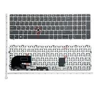 ZCDYGHU For HP EliteBook 850 G3 G4 755 for ZBOOK 15U US without Backlit Laptop Keyboard(PURPLE)