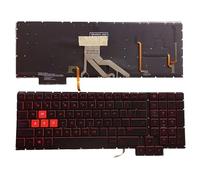 ZCDYGHU FOR HP for Omen 15-CE 15-CE010CA 15-CE020CA 15-CE030CA 15-CE051NR Backlit Keyboard(Red US backlit)