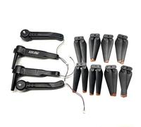 ZCDYGHU For K10MAX Drone Foldable Arm K10 MAX RC Quadcopter for Spare Parts Motor Blades Propeller(4arms and blades)